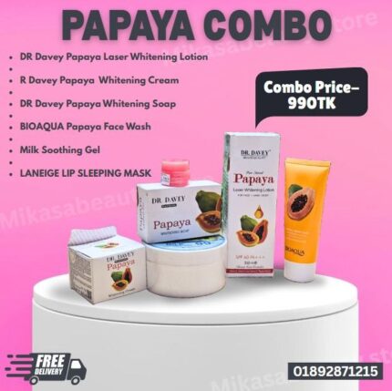 Papaya Glow Combo Pack – 6  pis Skincare Set